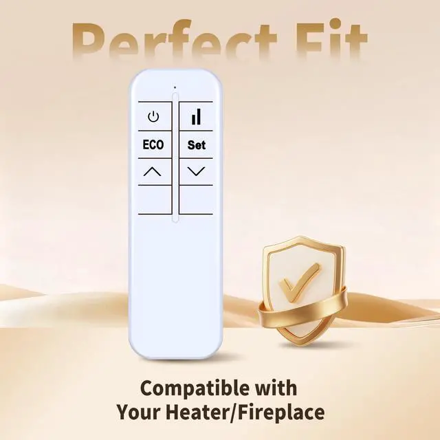 Alt view image 3 of 5 - New Replacement Remote Control Compatible for KLARSTEIN Bornholm Single Convection Space Heater