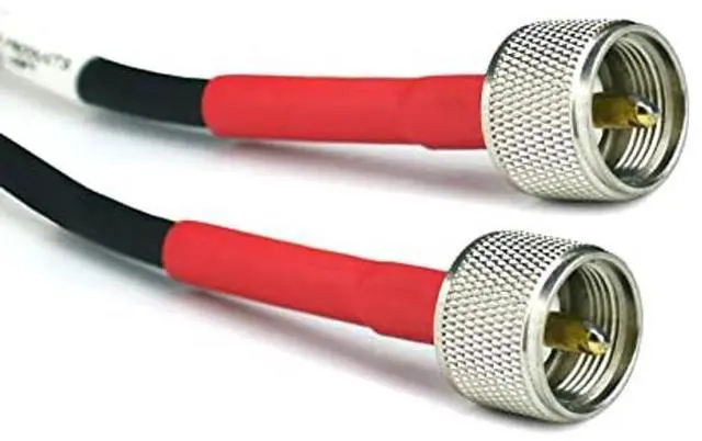 Main image of Extreme Consumer Products ECP Cable Experts RG-8X Coax Cable - 25 FT PL259 M/M Connectors - Heavy Duty Indoor/Outdoor Weatherproof Jumper Cables - CB, Ham Radio, Short Wave Radio - HF, VHF, UHF