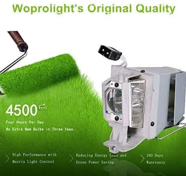 Alt view image 4 of 5 - Woprolight Optoma HD26 HD141X Projector Replacement Lamp Bulb for Optoma HD26 HD141X GT1080 W316 X316 S316 H182X GT1080
