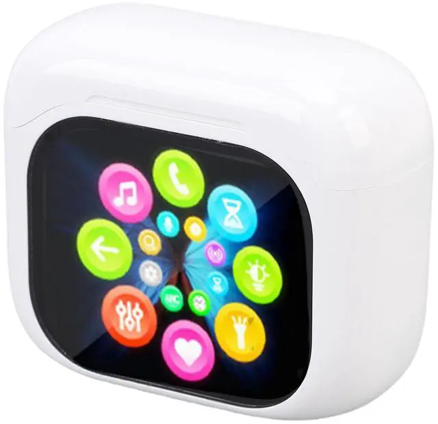 Main image of RASTKY Touch Screen Translation Earbuds Supports Over 140 Languages Real Time Translation Earphones for Improved Communication Efficiency (White)