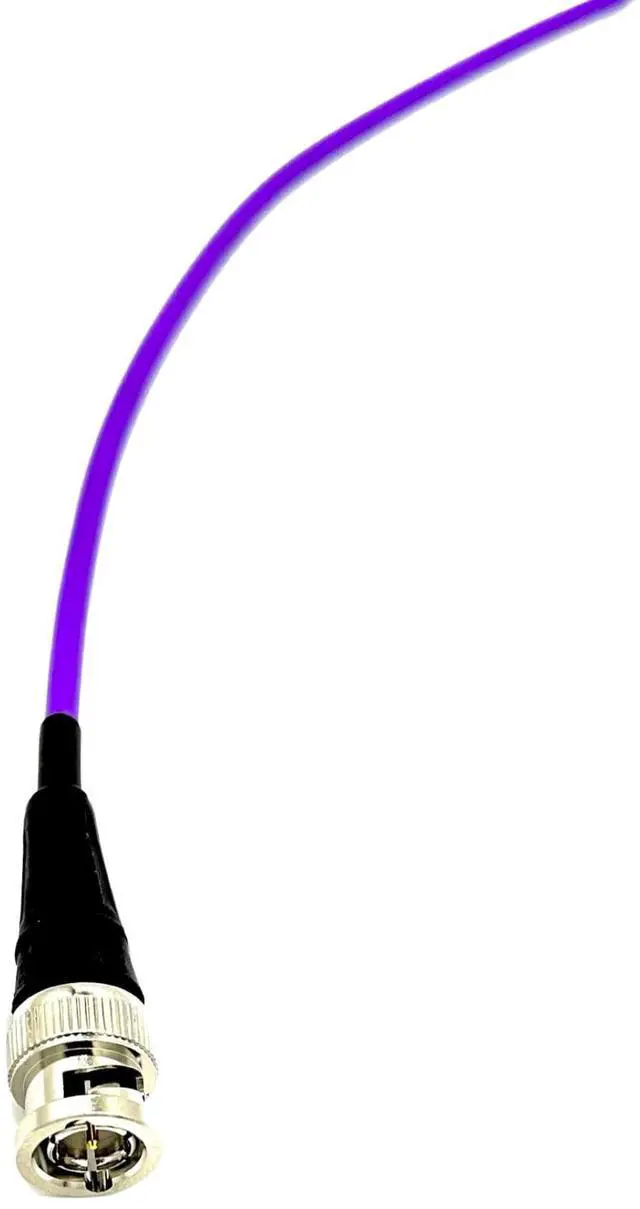 Alt view image 2 of 5 - Cable Evolution 12G HD SDI Cable Mini RG59 - BNC to BNC - (3 Feet) (Violet)