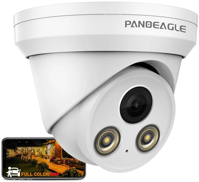 Main image of PANOEAGLE 5MP Full Color PoE IP Camera with F1.0 Large Aperture