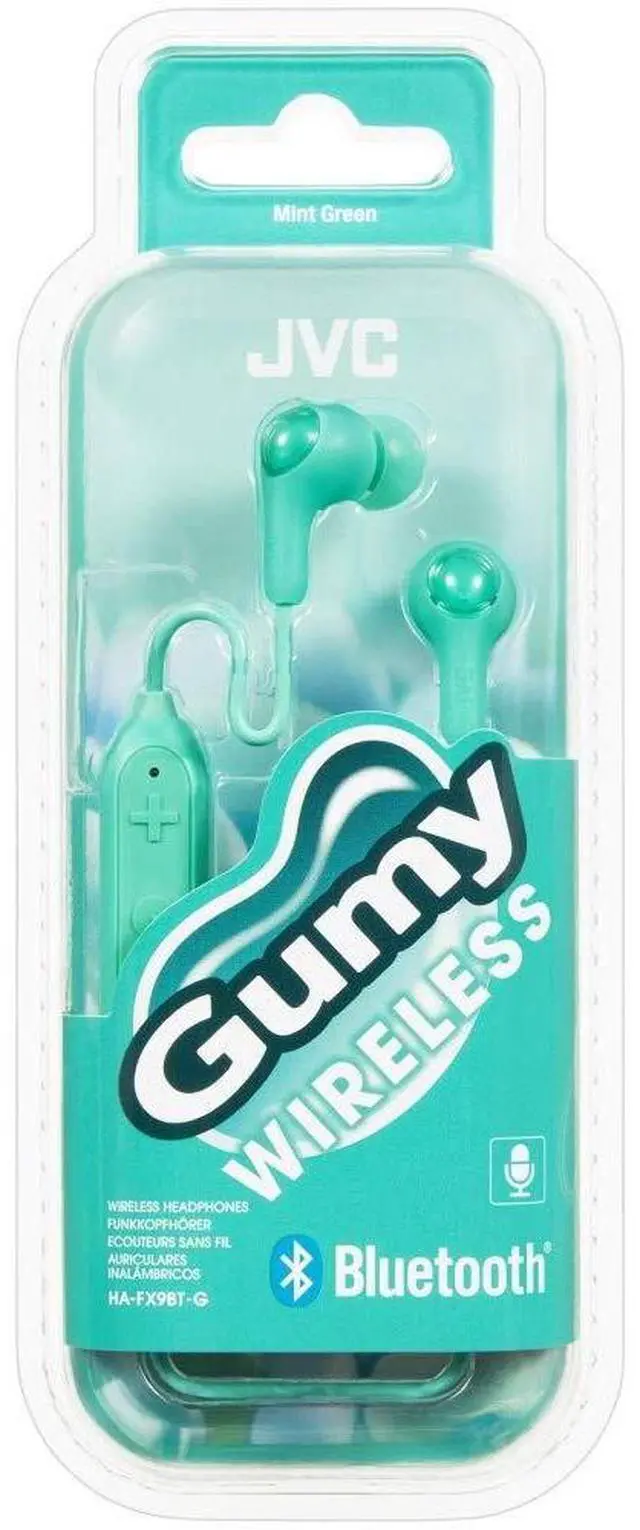 Alt view image 5 of 5 - JVC Gumy Wireless Bluetooth in Ear Headphones- Green