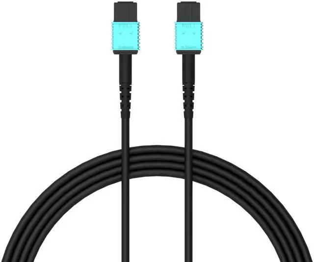 Main image of RUIPRO MPO Female to Female Full Fiber Optic Armored Cable 330FT, OM3 Multimode, 7-Core Type-A, Designed Detachable HDMI/DP/Ethernet Interface Modules