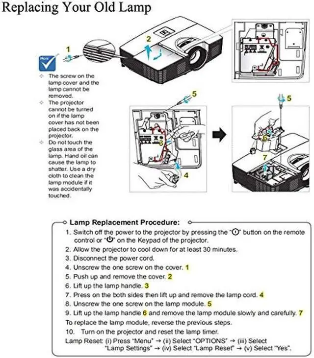 Alt view image 3 of 5 - SW-LAMP NP35LP / BL-FU260C Premium UHP Lamp Bulb with Housing for NEC NP-V302H NP-V332W NP-V332X V302H V332W V332X W416 WU416 X416 DH400 DH401 DU380 DU400 EH416 Projector Lamp