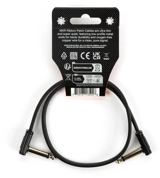Alt view image 3 of 5 - Briskdrop MXR DCPR018 Ribbon Patch Cable - 18 Inch (2 Pack)