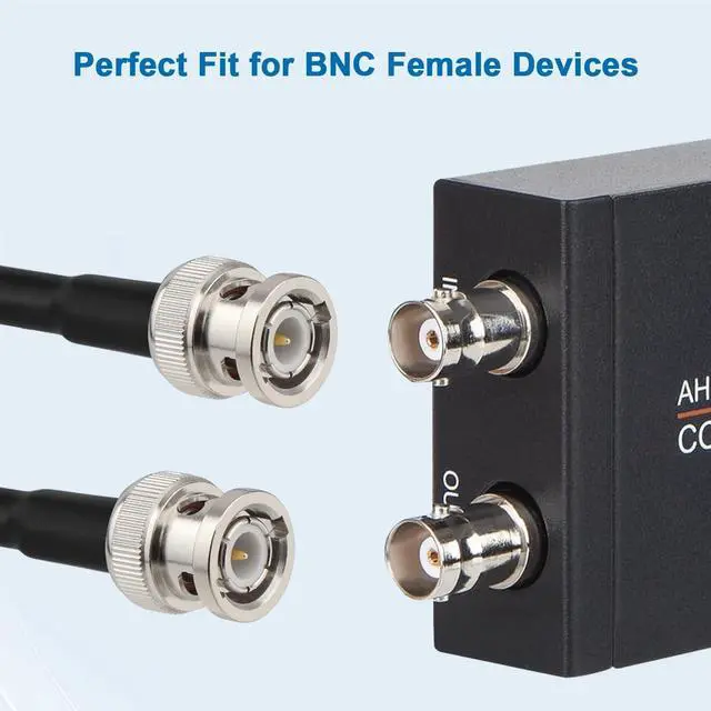 Alt view image 5 of 5 - XRDS -RF 50 ohm BNC Cable 100FT, BNC Male Extension RG58 Coax for Antenna Analyzer, CB Radio, Security CCTV Camera