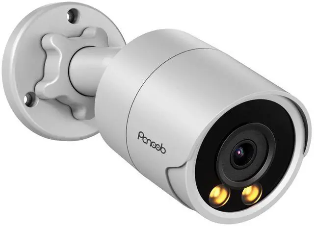 Main image of PANOOB Security Camera Outdoor/Indoor, 5MP POE IP Bullet Surveillance Camera with Built-in Mic, AI Persion/Vehicle Detection, 2.8mm Lens, IP67 Weatherproof, Smart Color Night Vision, PB38FA1-5M
