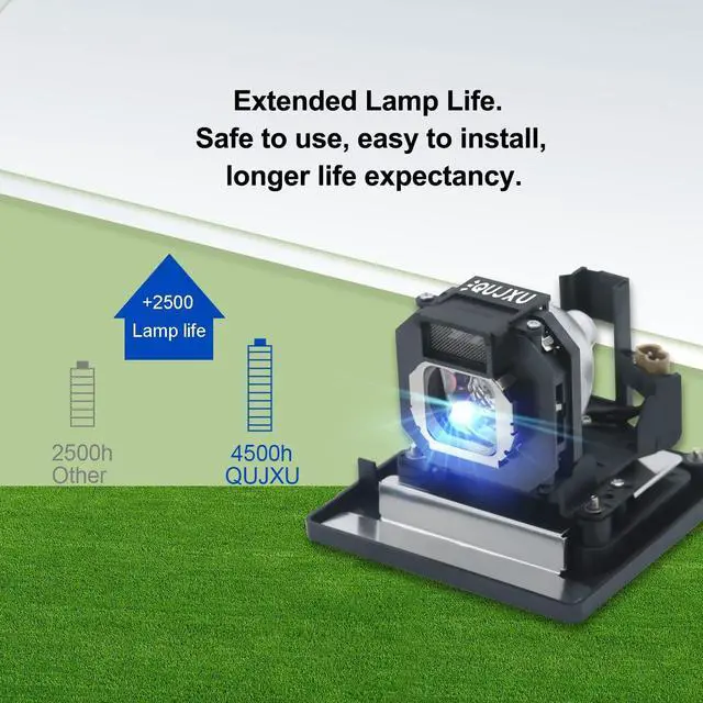 Alt view image 3 of 5 - QUJXU ET-LAE1000 Replacement Projector Lamp with Housing for PANASONIC PT-AE1000 PT-AE1000E PT-AE1000U PT-AE2000 PT-AE2000E PT-AE2000U PT-AE3000 PT-AE3000U TH-AE1000 TH-AE3000 Projector lamp Bulb