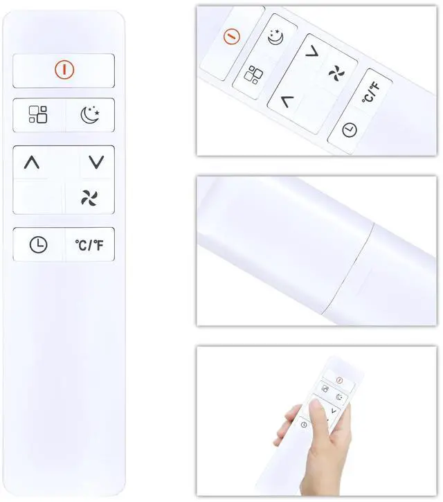 Alt view image 3 of 4 - WKOLF Replacement Remote for Black+Decker Portable Air Conditioner, 8,500 BTU (5,100 BTU SACC) BPACT05SM