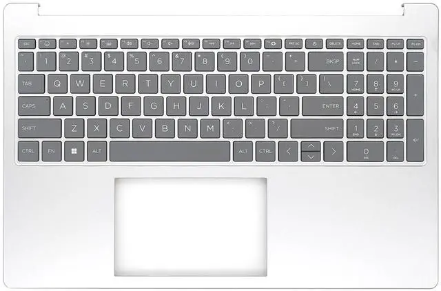 Main image of Jxjslp Replacement Upper Case Palmrest for HP 15-FC 15-FD Series Laptop Keyboard Assembly Top Cover Case N36753-001