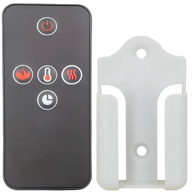 Alt view image 2 of 5 - Replacement Remote Control for Napoleon Electric Fireplace G660-0004-SER Cinema Log & Woodland Log Series NEFB24H-3A NEFI24H NEFI27H,with Wall Mounting Bracket