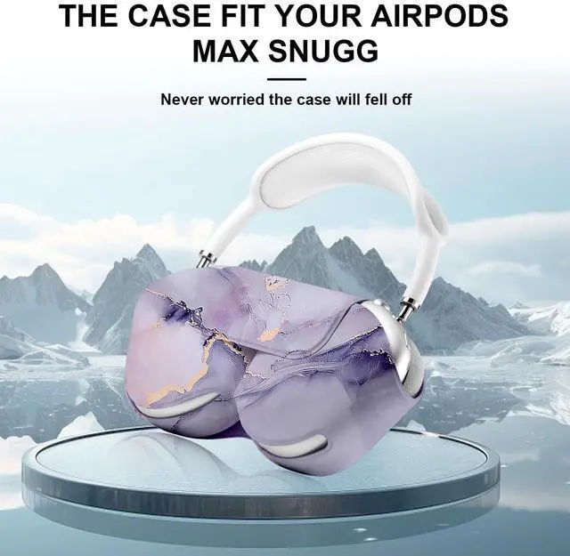 Alt view image 3 of 5 - Maxjoy for Apple Airpods Max Smart Case Cover, Soft PU Leather Protective Cover Accessories for Airpod Max with Sleep Mode, Anti-Dust Travel Carrying Case for Airpods Pro Max Headphones