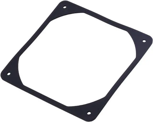 Alt view image 3 of 6 - 10pcs 140mm 120mm 90mm 80mm Black Anti-vibration Rubber Fan Gasket Silicone Shock Proof Absorption Pad For Computer PC Case 80mm