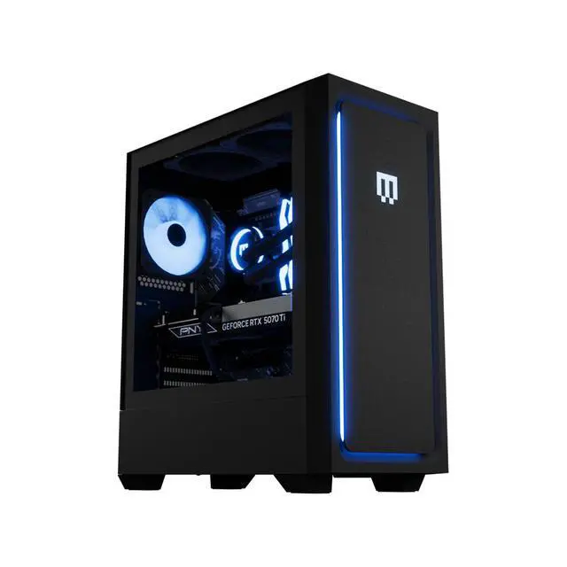 Main image of MAINGEAR MG-1 | Diamond Gaming Desktop - NVIDIA GeForce RTX 5070 Ti - AMD Ryzen 7 7800X3D - 32GB DDR5 - 2TB NVMe SSD - WiFi 7 - Windows 11 Home - RGB