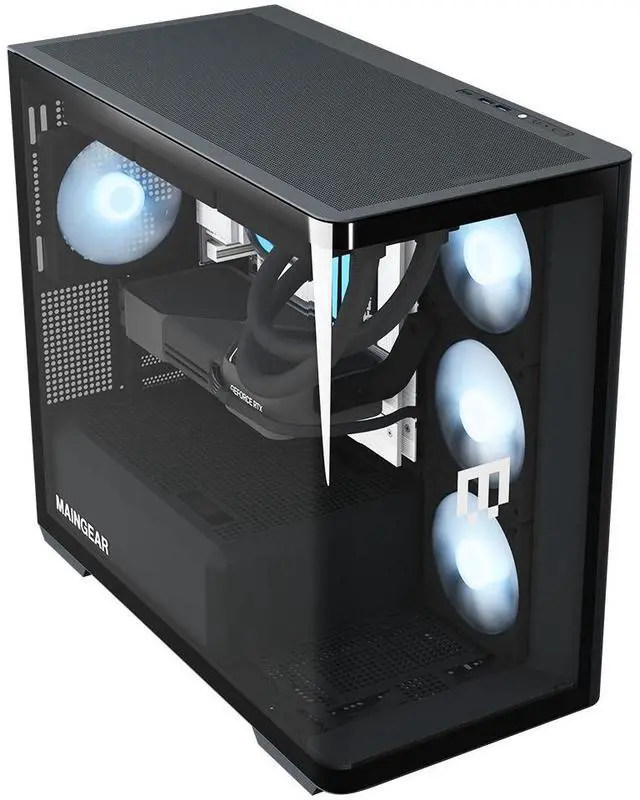 Alt view image 4 of 7 - MAINGEAR Zero Platinum Gaming Desktop - NVIDIA GeForce RTX 5070 - AMD Ryzen 7 7800X3D - 32GB Memory - 2TB Storage