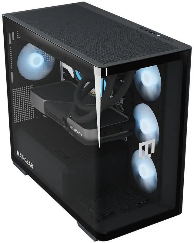 Alt view image 4 of 7 - MAINGEAR Zero Sapphire Gaming Desktop - NVIDIA GeForce RTX 5080 - Intel Core Ultra 7 270K Plus - 32GB Memory - 2TB Storage
