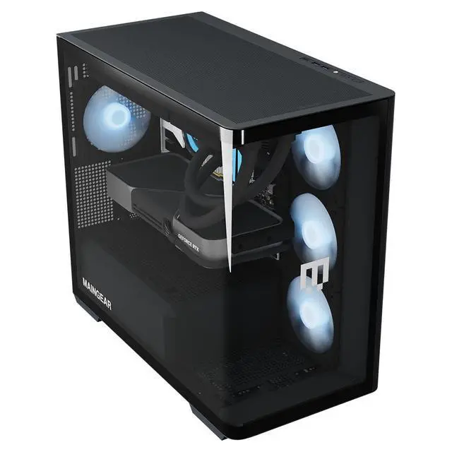 Alt view image 4 of 7 - MAINGEAR Zero Amethyst Gaming Desktop - NVIDIA GeForce RTX 5090 - Intel Core Ultra 7 270K Plus - 32GB Memory - 2TB Storage