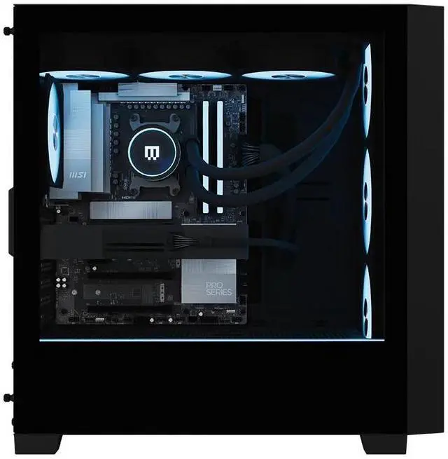 Alt view image 2 of 7 - MAINGEAR All-new MG-1 | Platinum Gaming Desktop - NVIDIA GeForce RTX 5070 - AMD Ryzen 7 7800X3D - 32GB Memory - 2TB Storage