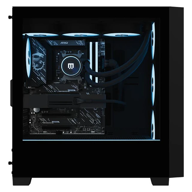 Alt view image 2 of 7 - MAINGEAR MG-1 | Emerald Gaming Desktop - NVIDIA GeForce RTX 5070 - Intel Core Ultra 5 250K Plus - 32GB DDR5 - 2TB Storage