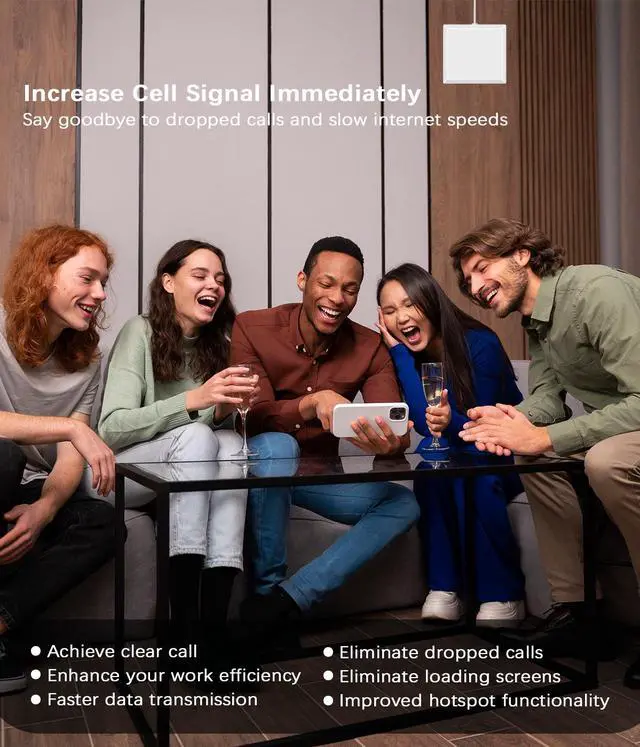 Alt view image 4 of 7 - Tonve Cell Phone Signal Booster - Enhance Mobile Connectivity with Premium Signal Amplification