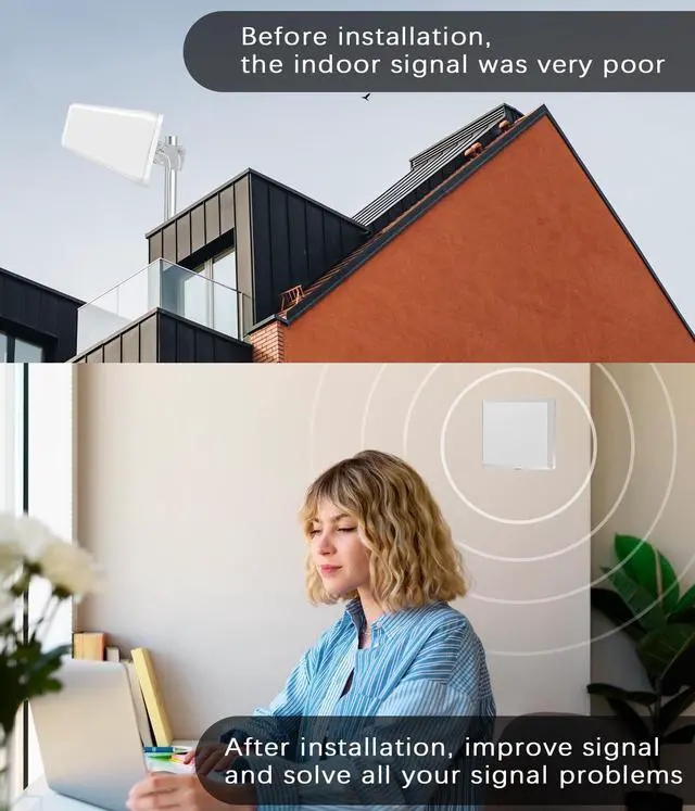Alt view image 6 of 7 - Tonve Cell Phone Signal Booster - Enhance Mobile Connectivity with Premium Signal Amplification