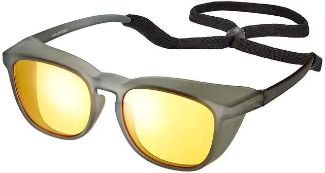 Main image of Stylish Safety Glasses ANSI Z87.1 Certified - Lightweight Protective Eyewear with Blue Light Blocking, Anti-Fog & Adjustable Neck Strap for Work, Computer, Outdoor