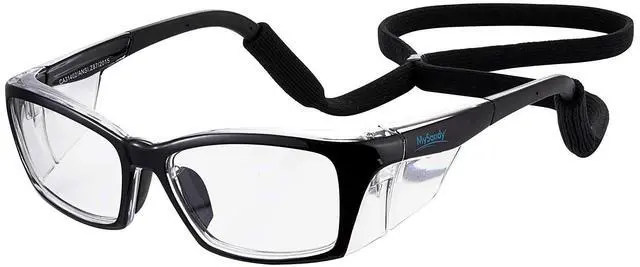 Main image of MYSANDY Stylish Safety Glasses for Work ANSI Z87.1 Mens Safety Glasses Blue Light Blocker