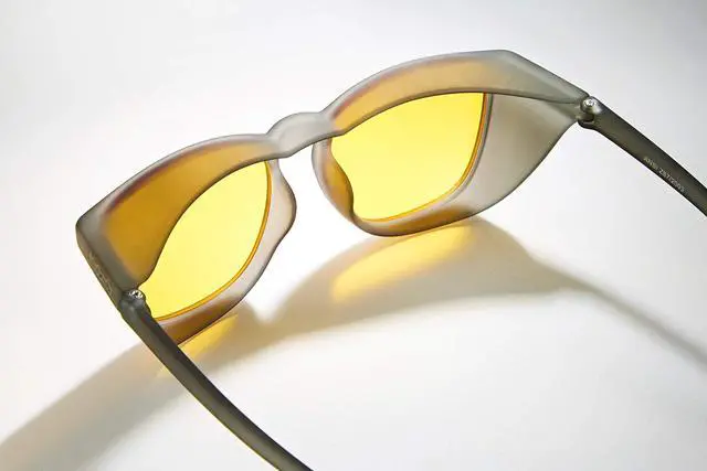 Alt view image 5 of 7 - Stylish Safety Glasses ANSI Z87.1 Certified - Lightweight Protective Eyewear with Blue Light Blocking, Anti-Fog & Adjustable Neck Strap for Work, Computer, Outdoor