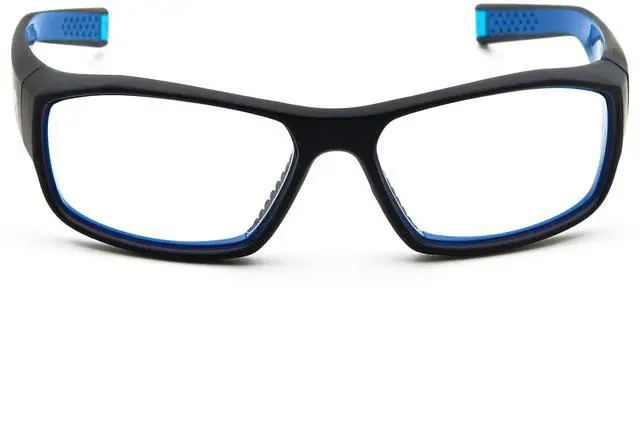 Alt view image 2 of 7 - Mysandy Mens Dark Safety Glasses Anti Fog Eye Protection/Medium size /Rubber Nose Pad /Impact Protection(Blue)