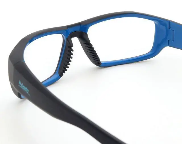 Alt view image 3 of 7 - Mysandy Mens Dark Safety Glasses Anti Fog Eye Protection/Medium size /Rubber Nose Pad /Impact Protection(Blue)