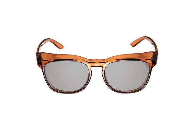 Alt view image 2 of 7 - Mysandy Genderless Safety Sunglasses with Side Shield Anti Fog Safety Sunglasses for Men Women Transparent Brown Frame with Light GreyTint Work Eyeglasses UV Protection,Protective Sunglasses brown