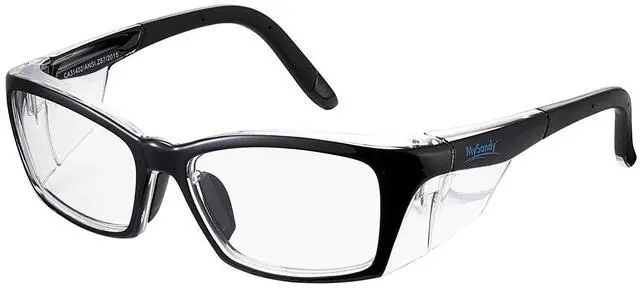 Main image of Mysandy Anti-Fog Safety Glasses with Rx Insert Compatibility - ANSI Z87.1 Certified, Prescription Lens Ready (Not Over-Glasses), Adjustable Fit for Woodworking, Welding, Labs