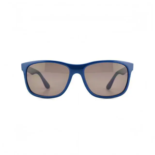 Main image of TR90 Lightweight Sunglasses for Men & Women, Blue Frame HD PC Gray Lens UV400 Protection, Unisex Fashion Outdoor & Casual Shopping Shades