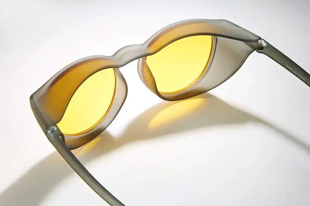 Alt view image 7 of 7 - Mysandy Night Driving Anti Fog Glasses - Reduced Glare - HD Night Vision - UV Protection - Stylish Safety Glasses for Men & Women - Yellow Clear Lenses - Sturdy TR 90 Frame plus Accessories