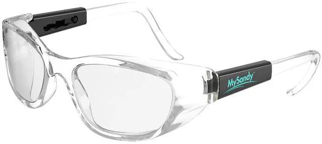 Main image of Mysandy Lab Clear Safety Glasses for Men Women for Computer Eye Strain anti fog non prescription glasses