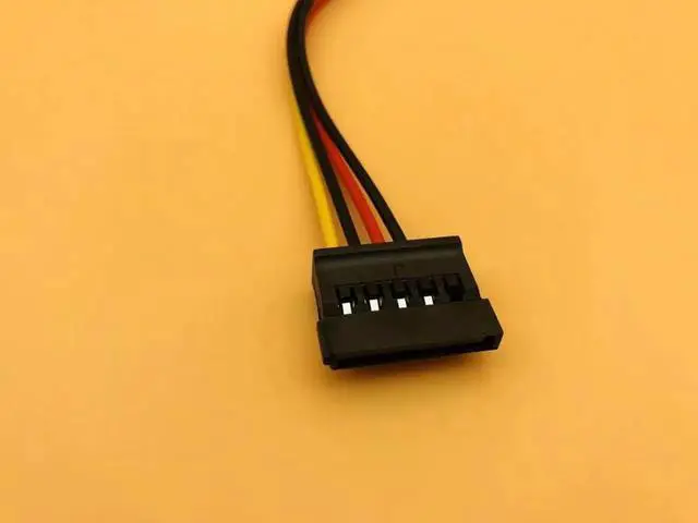 Alt view image 3 of 6 - 15Pin SATA to 4Pin IDE Power SATA Power Cable IDE to Serial ATA SATA HDD Hard Drive Power Adapter Cable Cord for BTC Mining