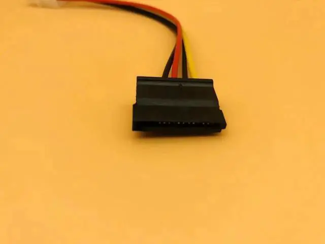 Alt view image 6 of 6 - 15Pin SATA to 4Pin IDE Power SATA Power Cable IDE to Serial ATA SATA HDD Hard Drive Power Adapter Cable Cord for BTC Mining