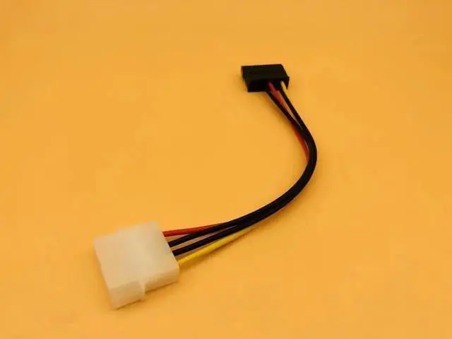 Alt view image 5 of 6 - 15Pin SATA to 4Pin IDE Power SATA Power Cable IDE to Serial ATA SATA HDD Hard Drive Power Adapter Cable Cord for BTC Mining