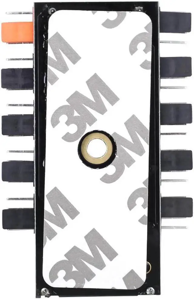 Alt view image 6 of 6 - Aomoproing 4pin Fan PWM Fan Hub,10 Ports 4 Pin TX4 Hub Splitter Controller Powered by SATA for Chassis CPU Cooler,PC Mining - 1.64FT RPM & PWM controller Cable Included