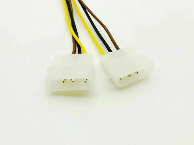 Alt view image 4 of 6 - 2 x Molex To PCI E Power Adapter 4Pin 4 Pin 6 Pin 6Pin Graphics Video Card Converter Cable for Bitcoin Miner Mining