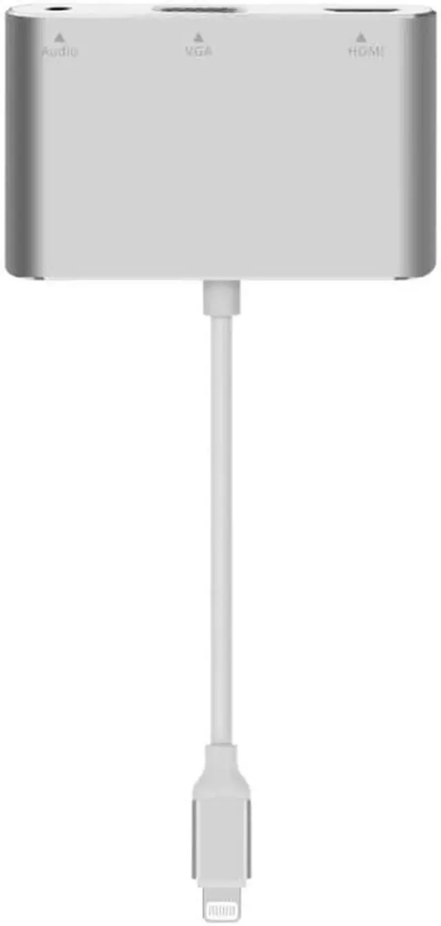 Alt view image 6 of 6 - Converter for Lightning To VGA HDMI Digital AV TV Cable Adapter For Apple iPad iPhone X 8 7 6 Plus Converter