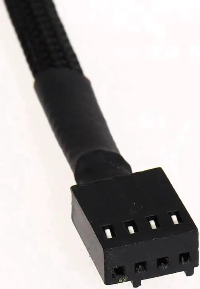 Alt view image 2 of 6 - 5-Pack 4 Pin PWM Connector Case Fan Extension Power Cable for Compure CPU Cooling System for Computer Case Fan