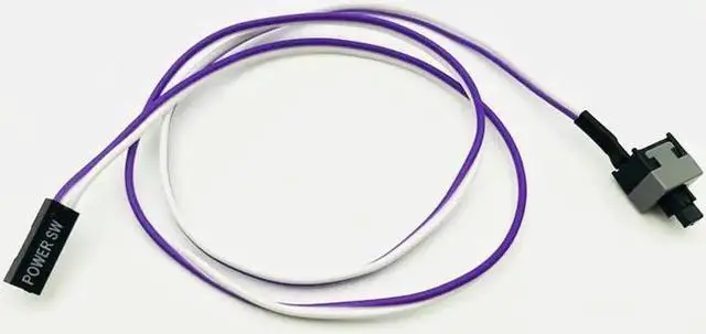 Alt view image 6 of 6 - 10PCS Reset Motherboard Cable Desktop Computer PC Case Power Button SW Switch Power Cord Cable Re start Switch Cable for Mining