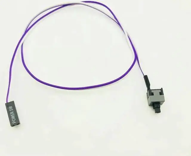 Alt view image 4 of 6 - 10PCS Reset Motherboard Cable Desktop Computer PC Case Power Button SW Switch Power Cord Cable Re start Switch Cable for Mining