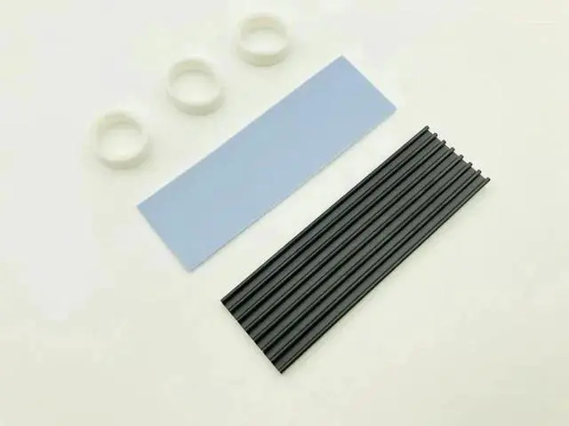 Alt view image 5 of 6 - 1pcs Cooler Heatsink Heat Aluminum M.2 Cooling Cooler Heat Sink Heat Thermal Pads for NGFF NVME PCIE 2280 SSD Hard Drive Disk