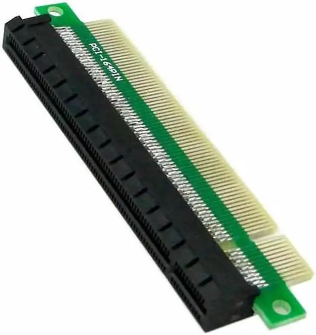 Alt view image 2 of 2 - 1pcs/ Riser PCI-E x16 pcie pci express 16x Male to Female Riser Extension Card Adapter converter for 1U 2U 3U IPC Chassis