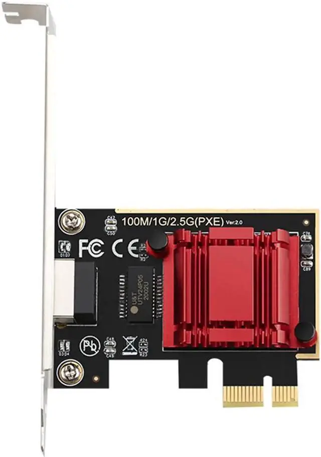 Main image of 2.5GB PCIe Network Card, PCI-e Express to 2.5 Gigabit Ethernet Network Adapter for Desktop PC Gaming, Supports Windows 11/10/8.1/8/7, Linux