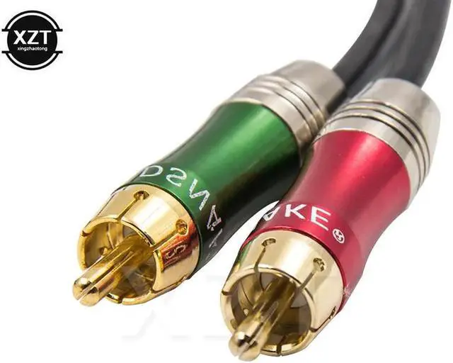 Alt view image 5 of 5 - 3pin XLR Male to 2 RCA Male Audio Adapter Cable Metal Audio Connector Cable Cord for Microphone TV DVD Stereo Audio Amplifier