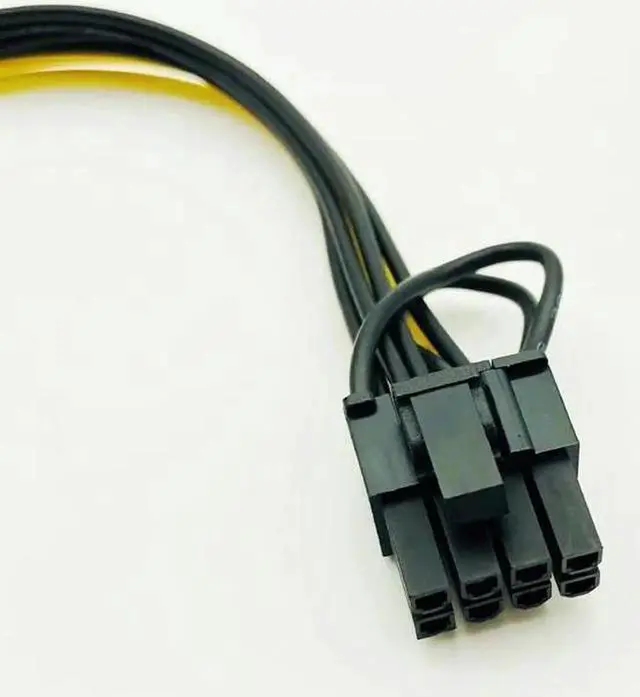 Alt view image 5 of 6 - Single SATA 15pin to 8pin(6+2) Powr Adapter Cable 20cm PCI E SATA Power Supply Cable 15 pin to 8 pin cable for BTC Miner Mining